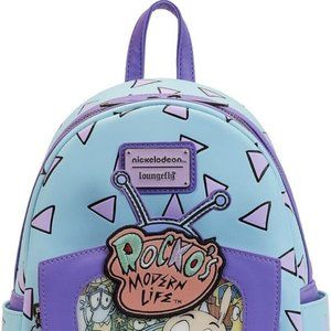 Loungefly Rockos Modern Life Lenticular TV Mini Backpack